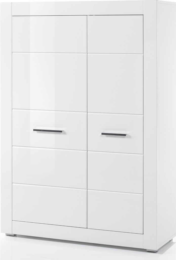 Kommode BALVE-61 modern in weiß Hochglanz BxHxT: Produktbild 