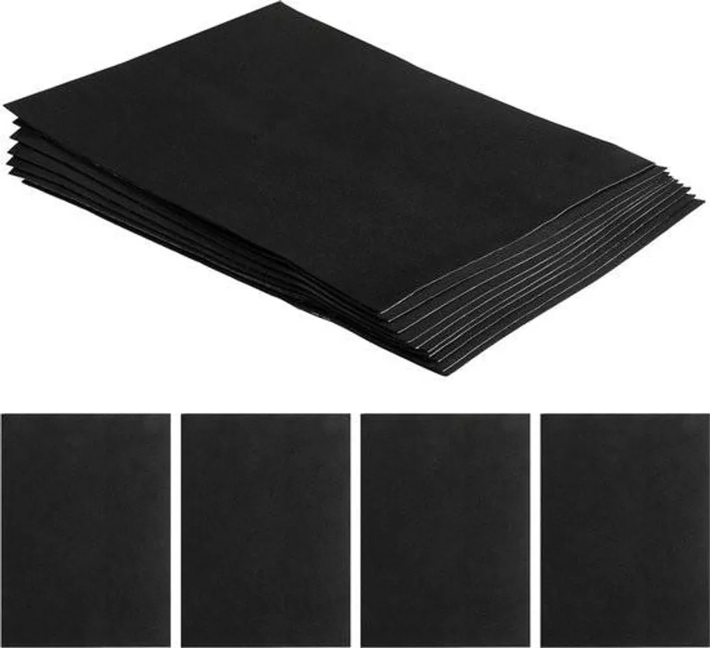 Plaque de mousse autocollante 3mm néoprène noir haute densité x10