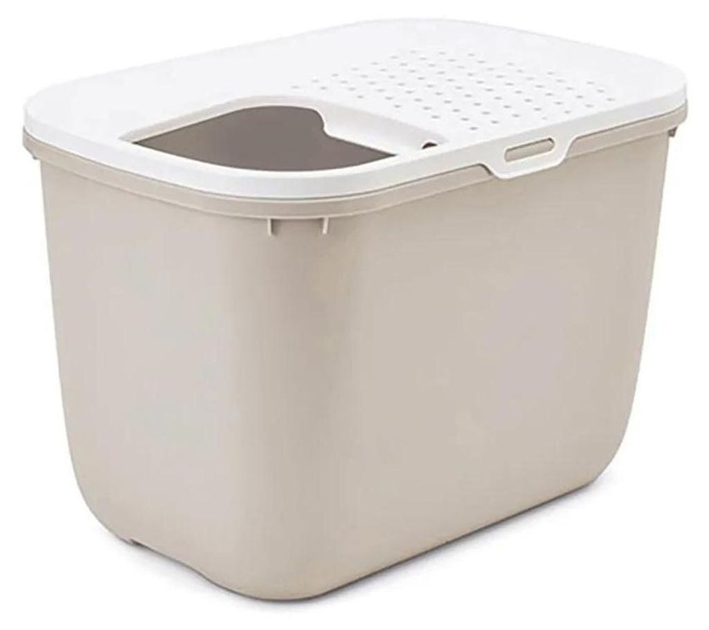 Savic Hop in, Katze, Katzenklo mit Eingang von oben, Beige, Produktbild 