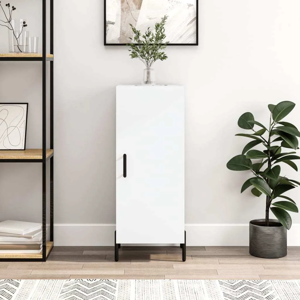 Mobile Credenza vidaXL 34,5x34x90 cm - Legno Multistrato Bianco