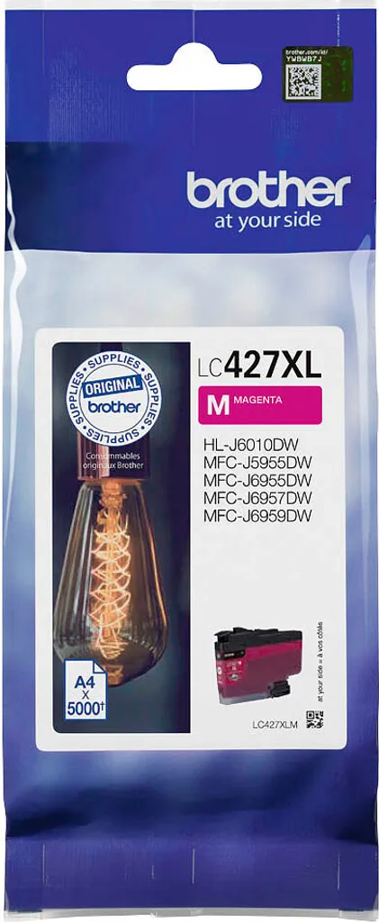 Brother BT5000M Inchiostro Magenta ad Alta Resa - 5000 Pagine Vivid