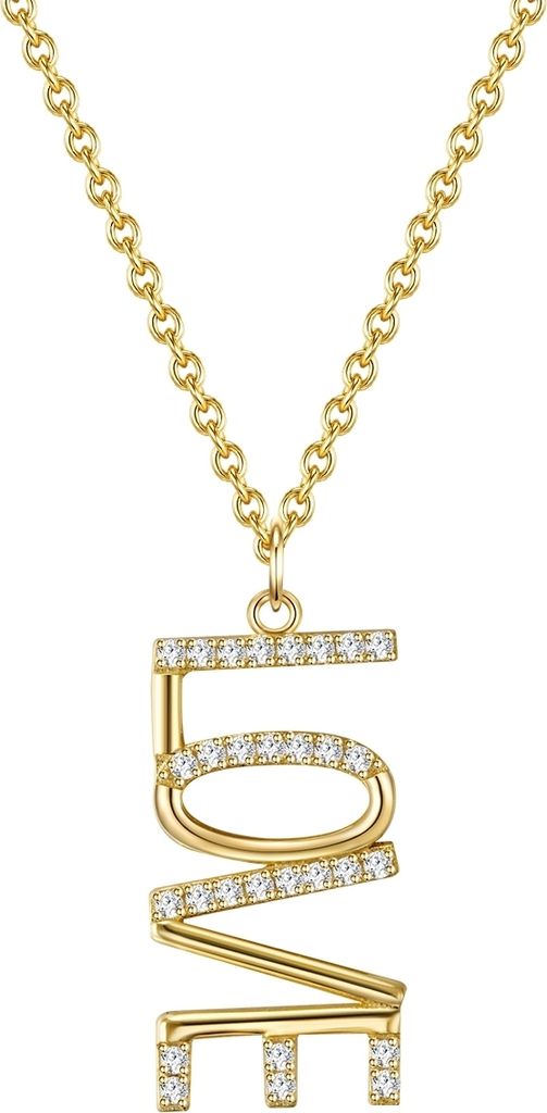 Glanzstücke München Halskette Love Sterling Silber Zirkonia Produktbild 