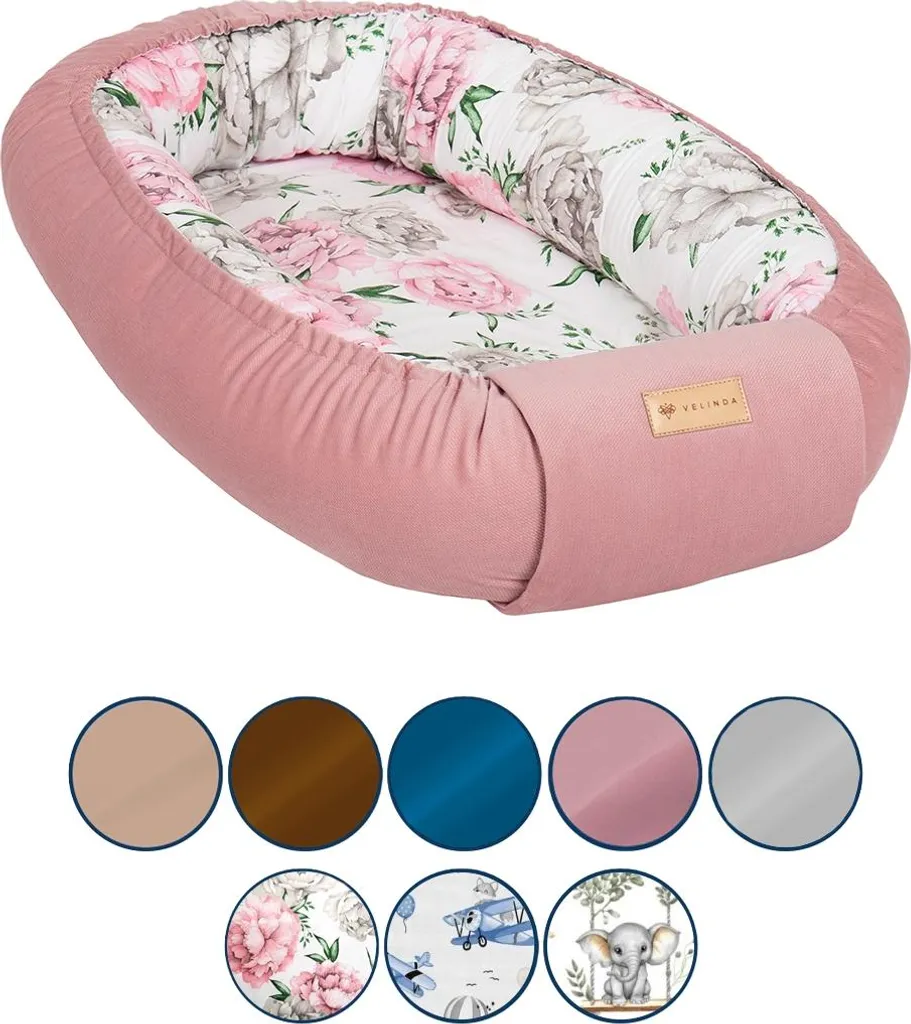 Plaid pour bébé bleu marine motif avion et renard en polaire ultra douce