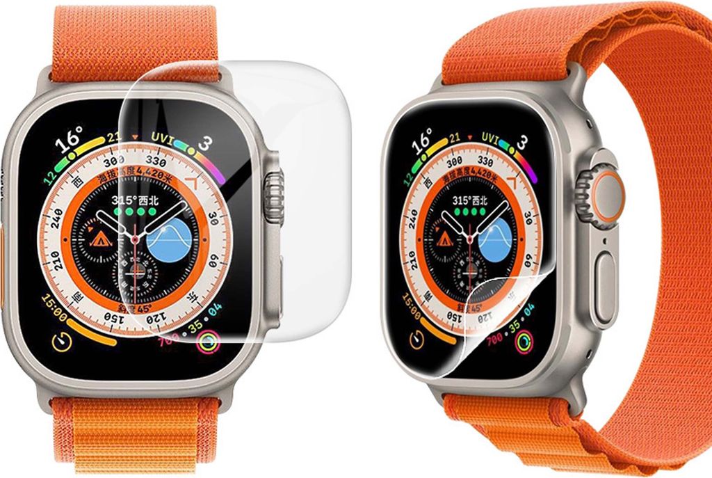 PET Displayschutz für Apple Watch Ultra 1 / 2 49 mm Produktbild 