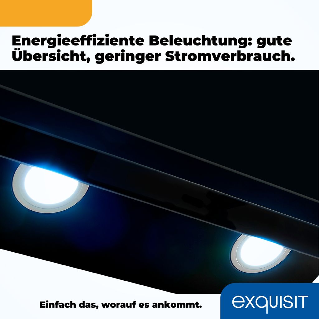 Exquisit KFD 80-8.1  Kopffrei- Dunstabzugshaube | Produktbild 9