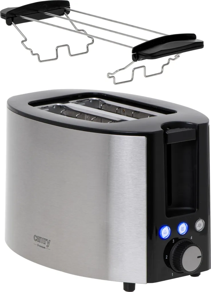 Toasteur électrique 2 tranches Camry CR 3215 pour un pain grillé parfait