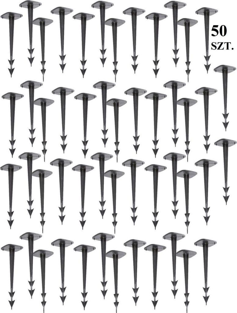 Spijkers voor geotextiel/agrotunnel, 12,5 cm, 50 stuks, Productafbeelding 