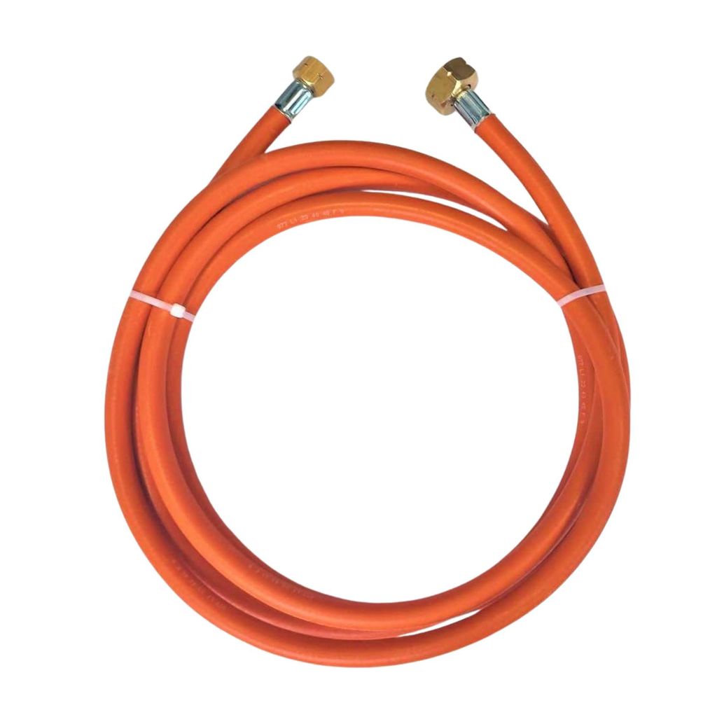 Zatechs Propan-Butan Gasschlauch 10m 20 bar Ø9.0mm 21.8 mm Linksgewinde x 1/4" Linksgewinde Gasflaschen Regler Umfüllen