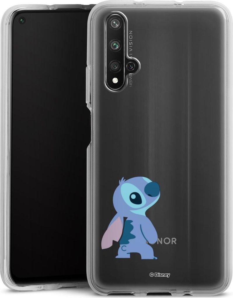 DeinDesign Handyhülle für Huawei Nova 5T Silikon Hülle Case Smartphone Schutzhülle Disney Fanartikel Lilo & Stitch
