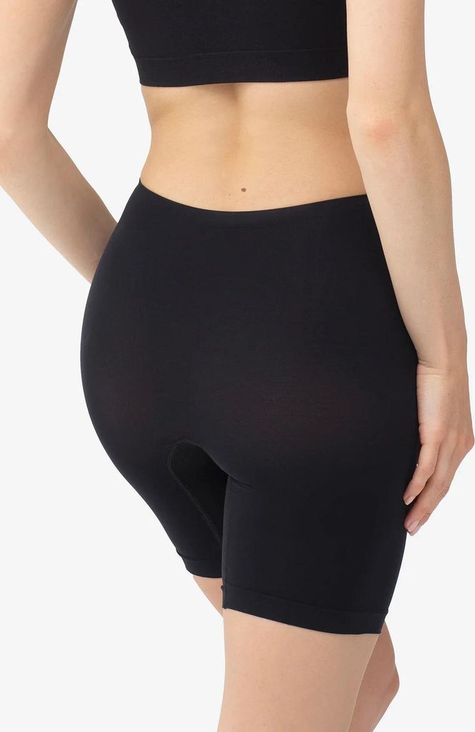 Gatta - Miederhose Damen - Unterhosen Damen Nahtlos Knielang - Schwarz - M