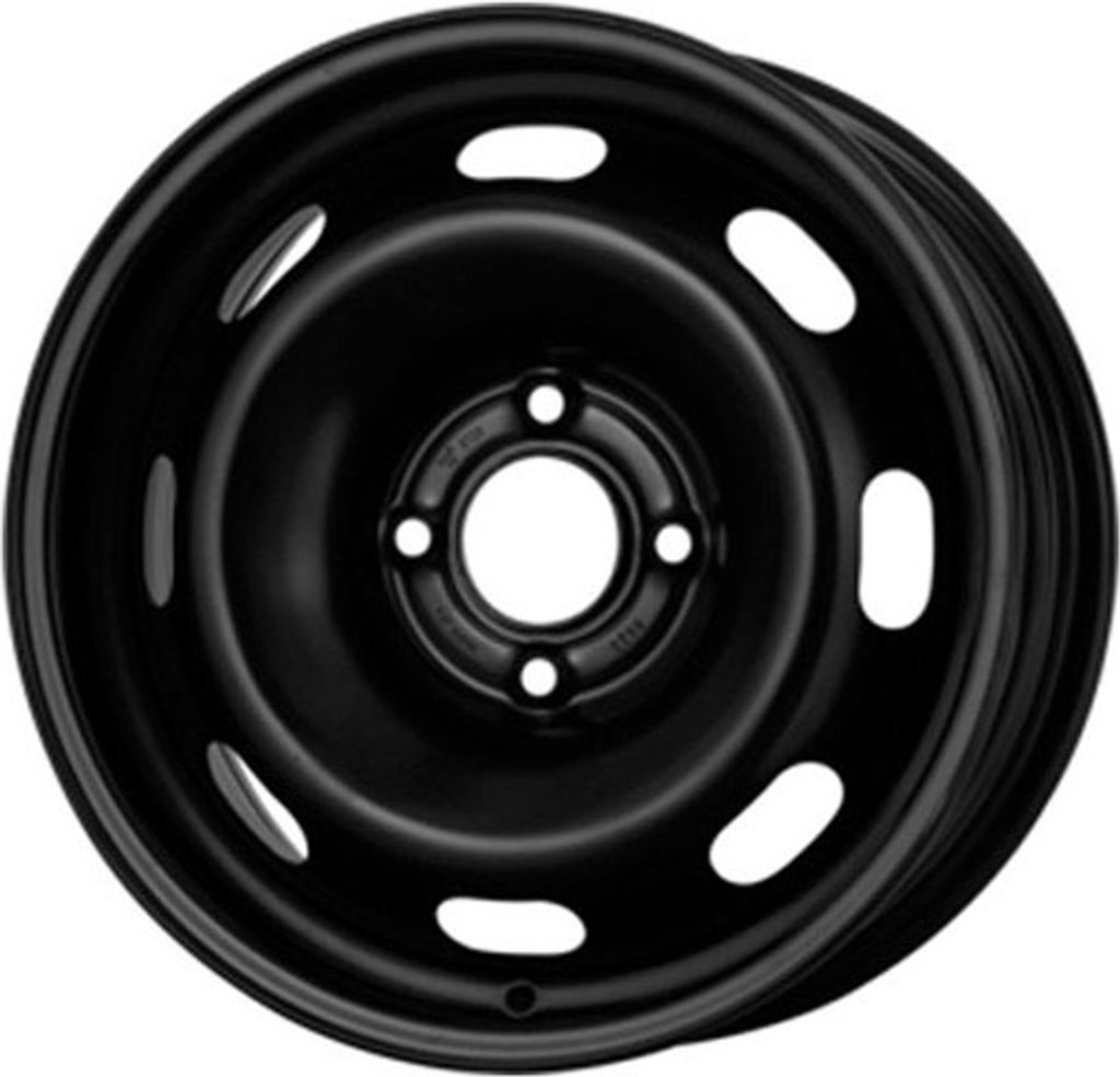 Cerchio In Lega Mak Acciaio 6X15 4X108 Et 23 Matt Black Produktbild 