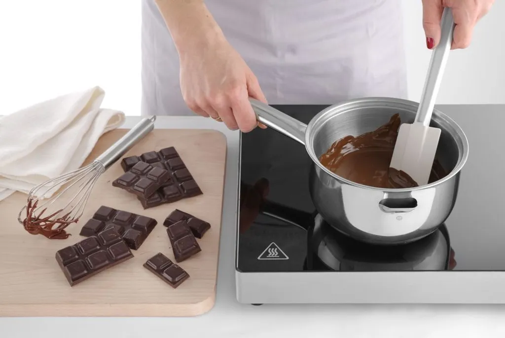 Marmite de bain-marie compacte de 1L en inox brossé Hendi