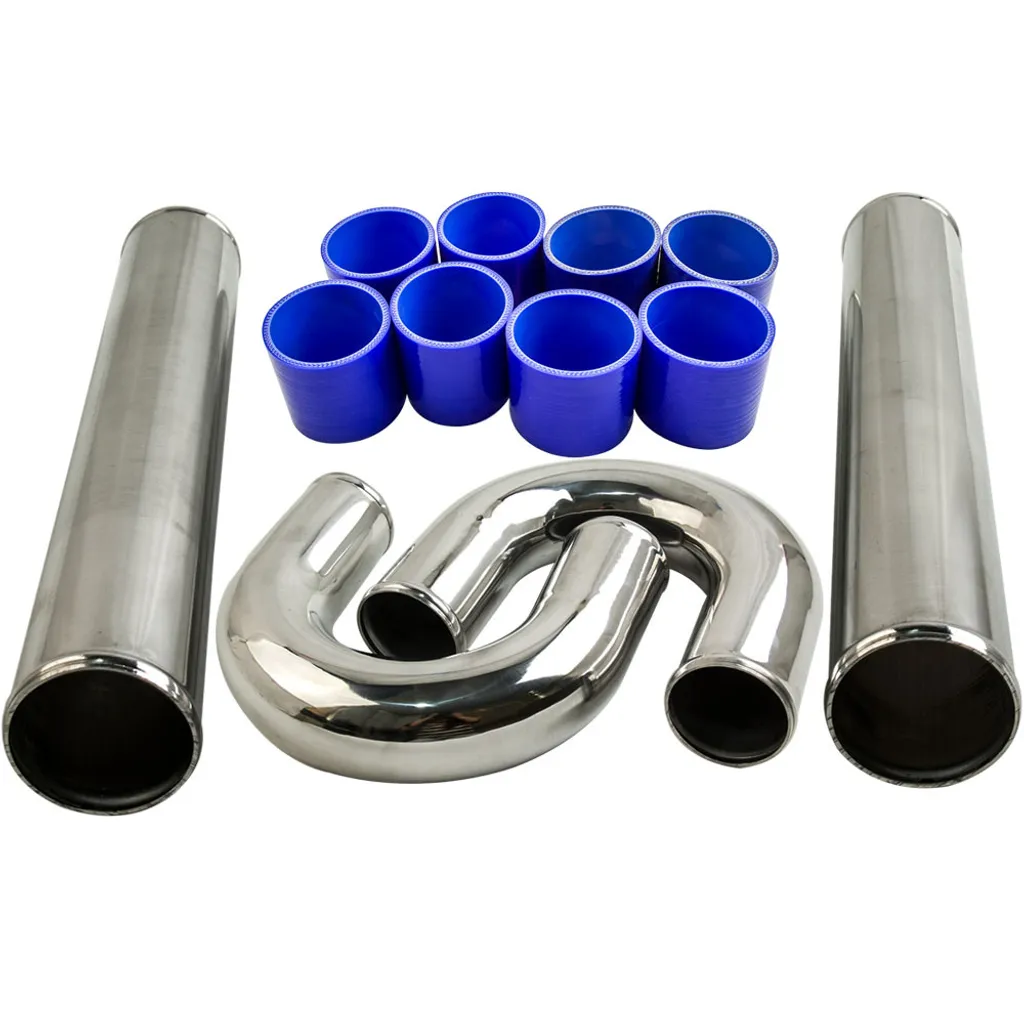 Intercooler en aluminium durable haute performance avec raccords de 3" - 3