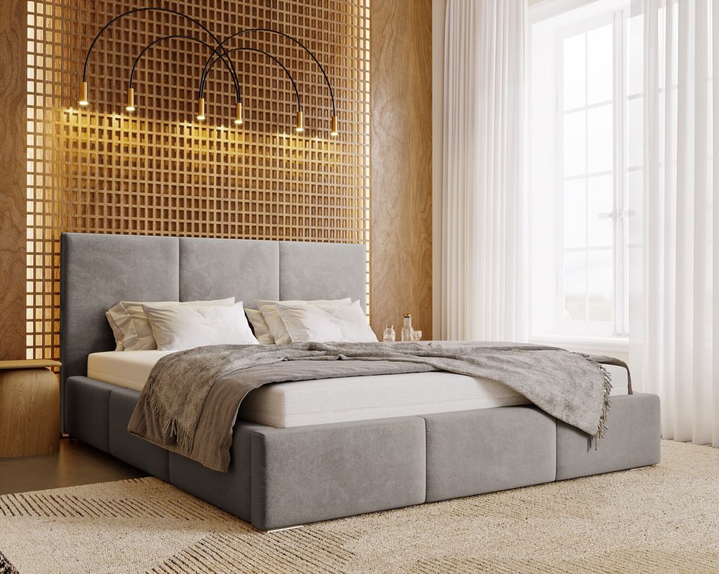 Postel 200x200 cm Lary s úložným prostorem – čalouněná Obrázek produktu 
