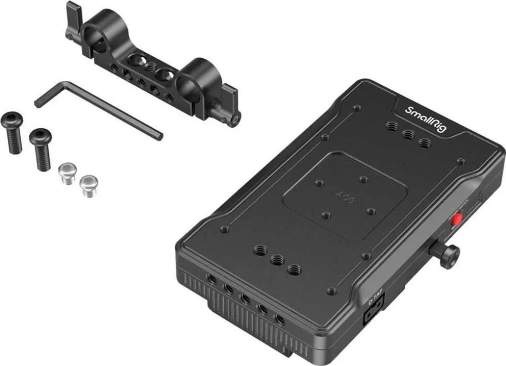 SmallRig 3203B, Batterie-Platte, Schwarz, Aluminium, 1/4-20"