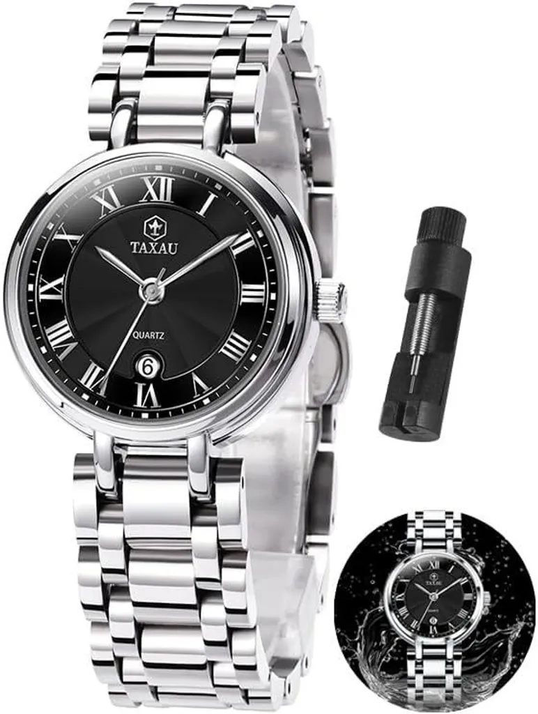 Orologio Elegante Donna Romano - Bracciale Acciaio Inox Business Luxury