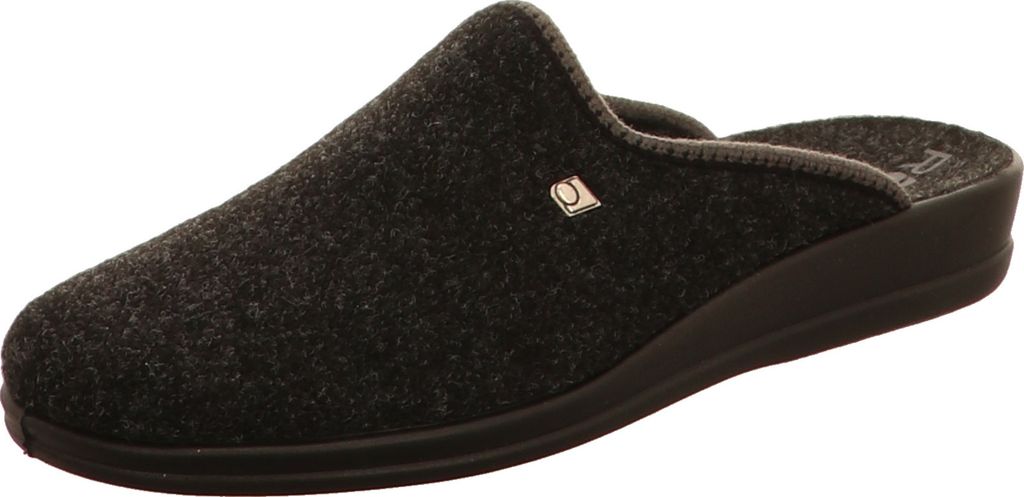 Rohde Lekeberg Herren Pantolette Hausschuh Textil Loden Produktbild 