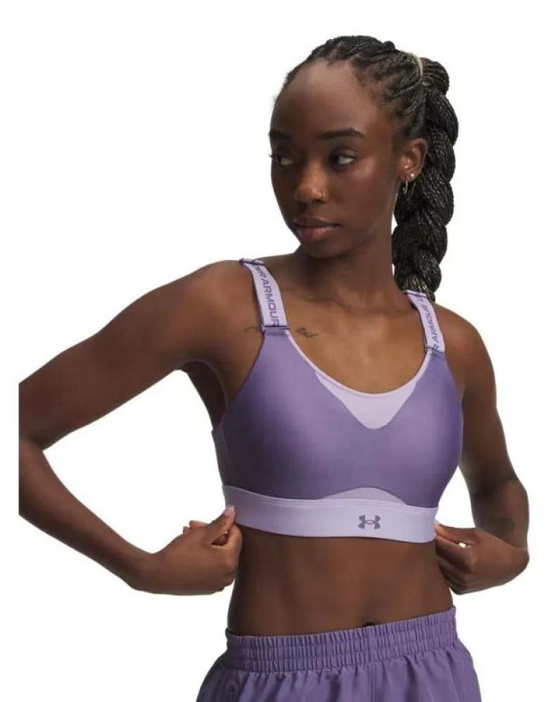 Under Armour Ua Infinity High 2.0 Bra - purple luxe, Größe:M/D