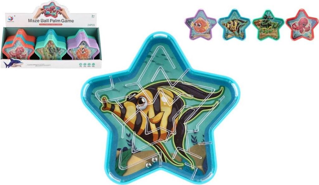 TEDDIES Ball Labyrinth Star 1 Stü ck ( gemischt)