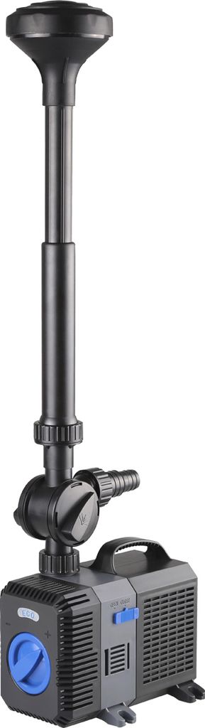 SunSun CTP-5003 SuperECO Teichpumpe 5000 l/h 30 W, 3,3 m Förderhöhe, als Springbrunnenpumpe Filterpumpe Skimmerpumpe regelbar höhenverstellbar