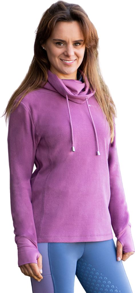 Hy - "Synergy" Fleece-Oberteil Wasserfallausschnitt für Damen BZ5150 (XL) (Traube)