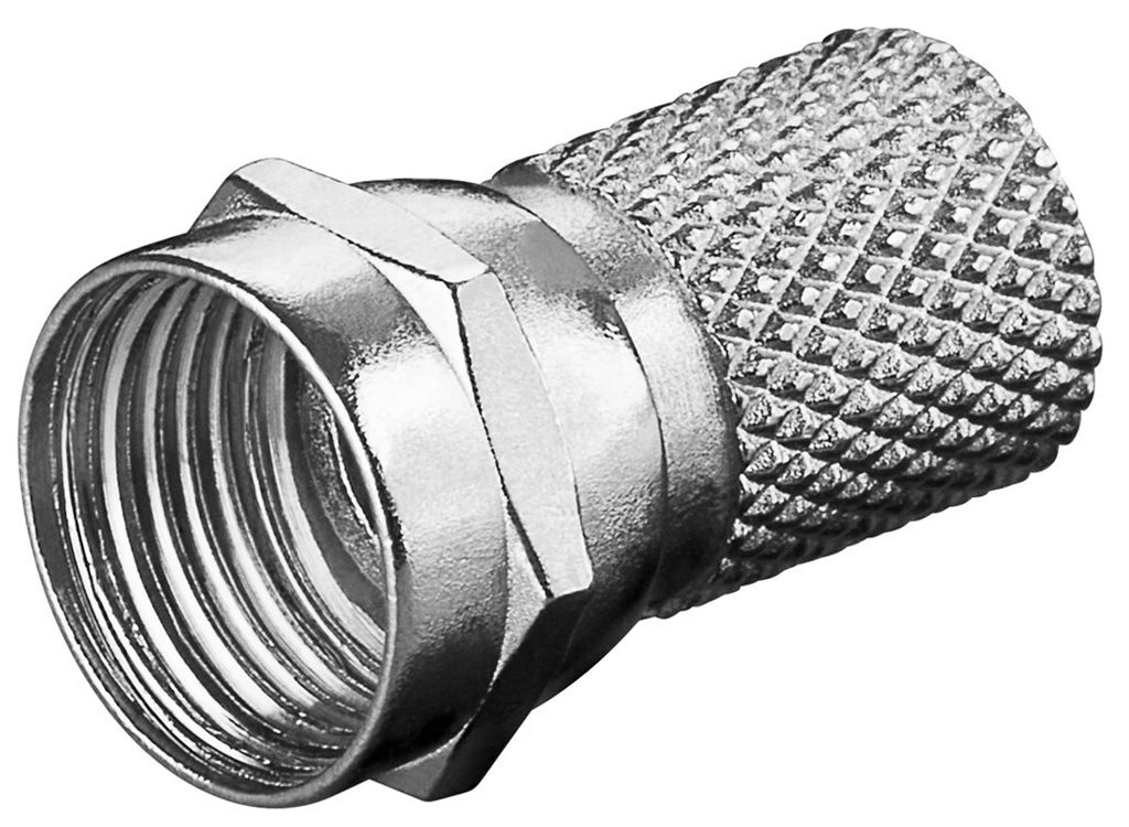 goobay Zink F Stecker Koaxial 7 mm (Bulk) Immagine del prodotto 