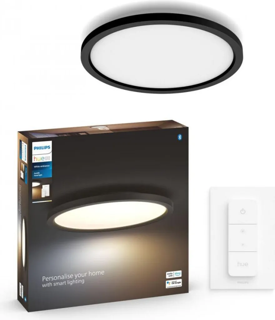 Plafonnier LED Connecté Philips Hue Aurelle Rond White Ambiance 22W