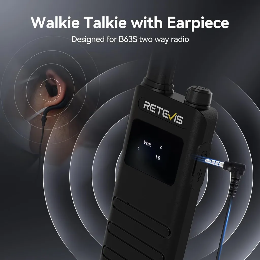 Pack 10 Talkies-Walkies pour Restauration et Hôtel Retevis B63S PMR446 - 8