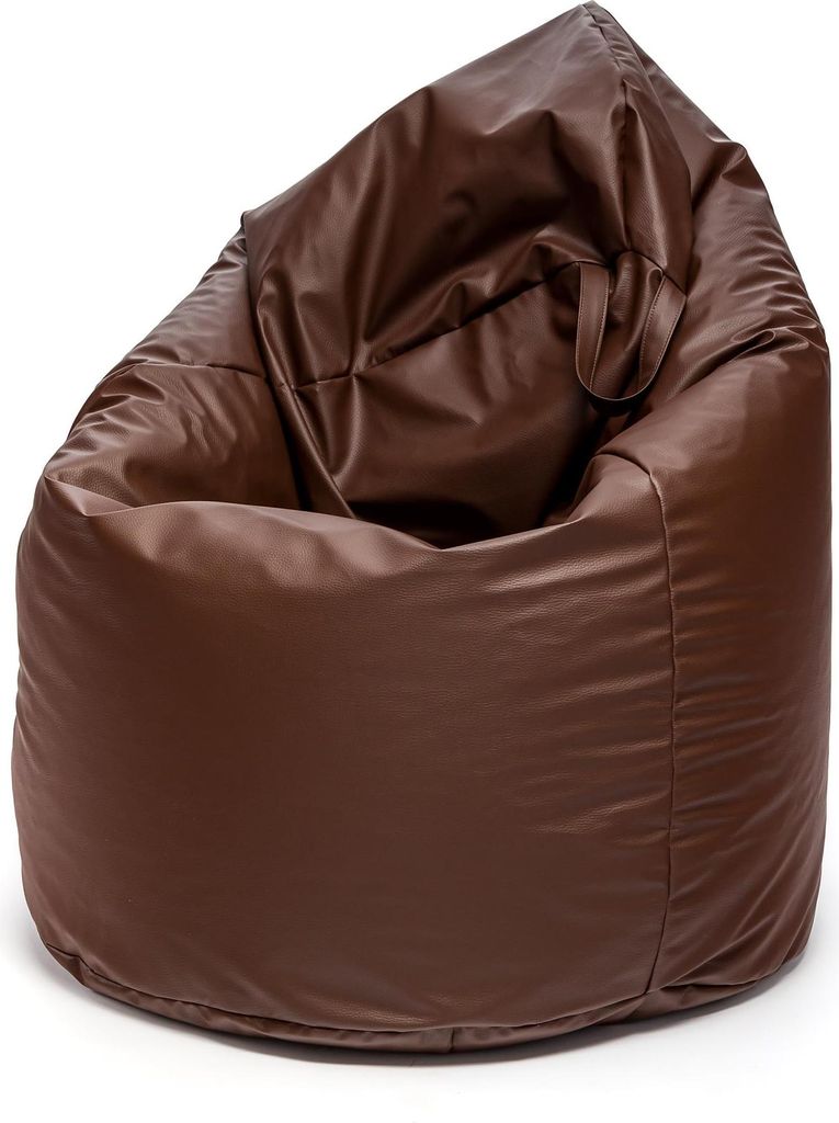 Ecopuf, Sitzkissen Kunstleder, Sessel Bean Bag, Sitzsack, 85x135cm