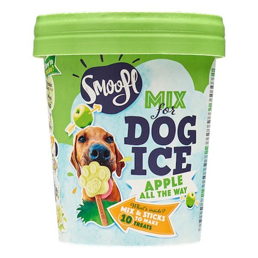 Smoofl Eiscreme-Mix für Hunde Apfel