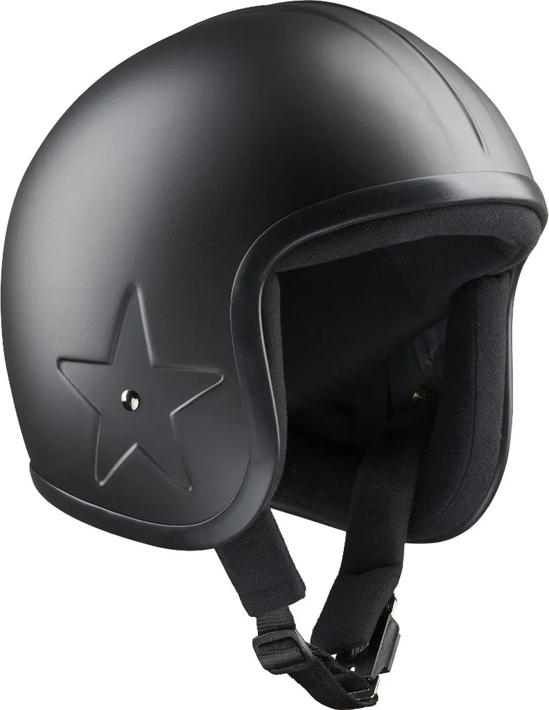 Casque moto jet open face Bandit Sky Jet III noir mat confortable taille M