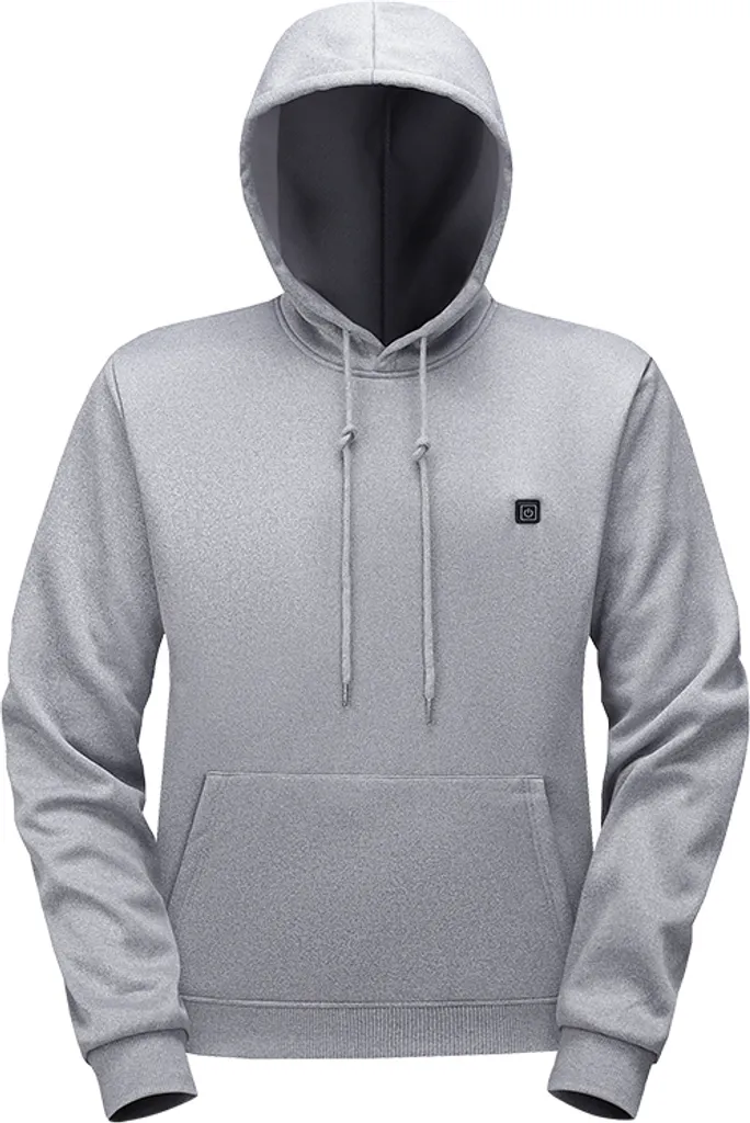 Sweat chauffant 5 zones Gris 3XL : Technologie thermique haute densité