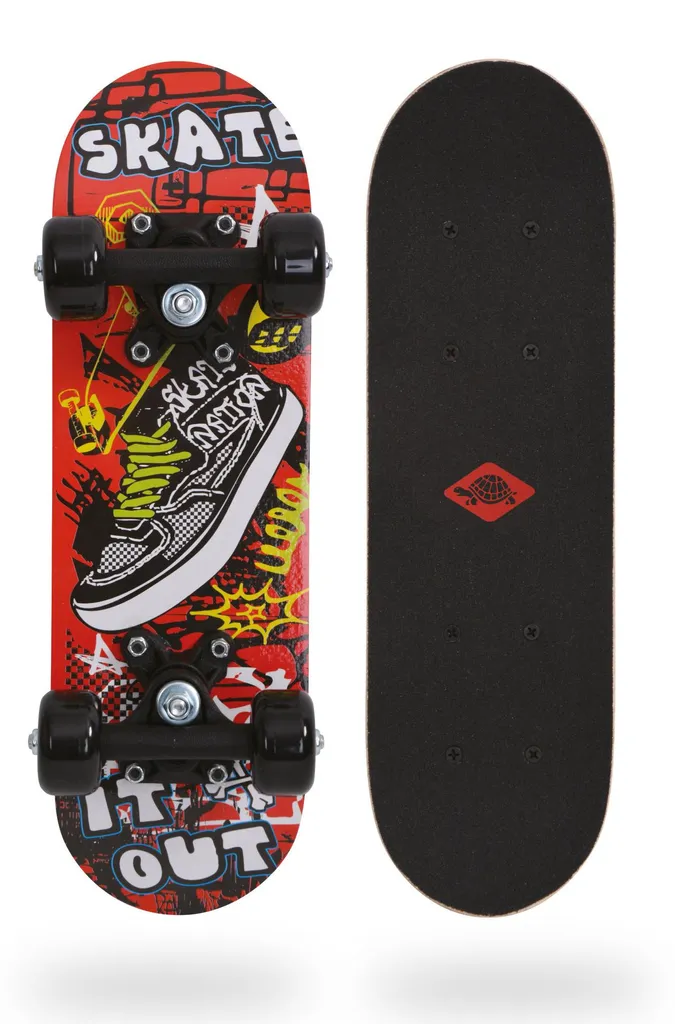 Skateboard Compact 43cm Schildkröt - Surface Antidérapante et Stable - 11