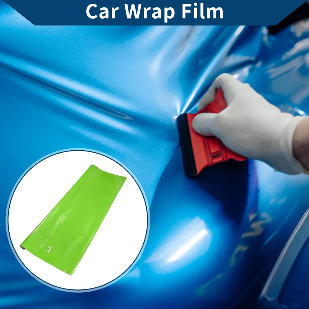 Film de Protection Vinyle Voiture Vert Vif en PVC - Rouleau 1,52x5,8m