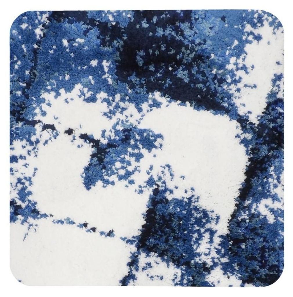 Dutch House Bidetmatte Cannes – Blau – 60x60cm – passend zur Badematte-Serie