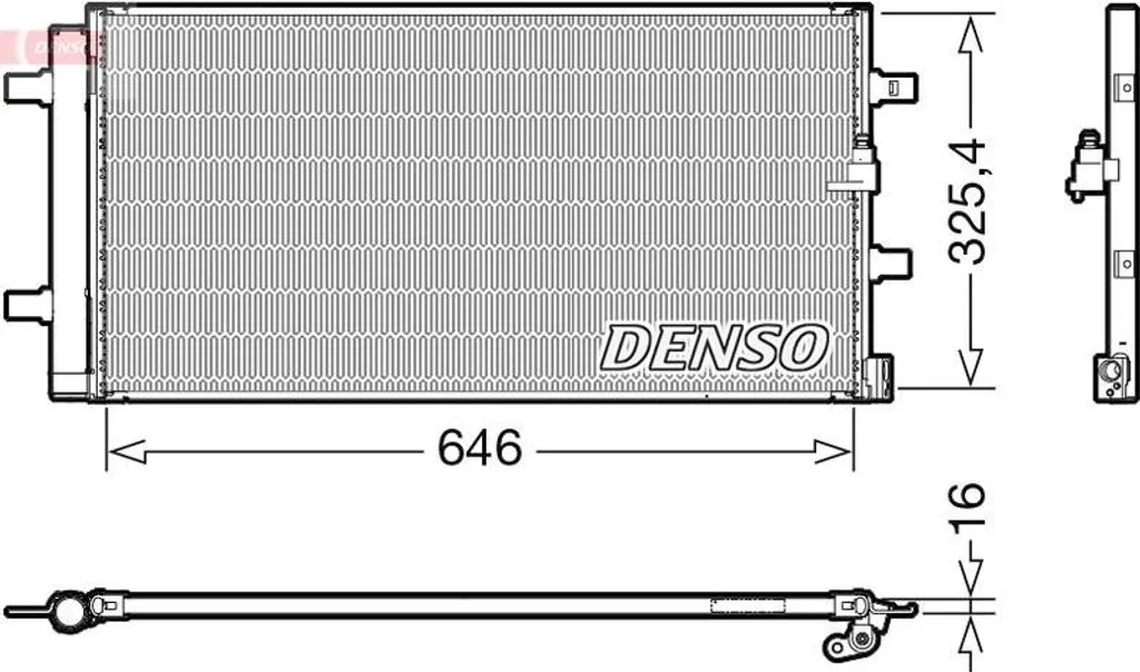 Réparation Clim Audi A4 A5 A6 A7 avec Condensateur DENSO DCN02041 OE