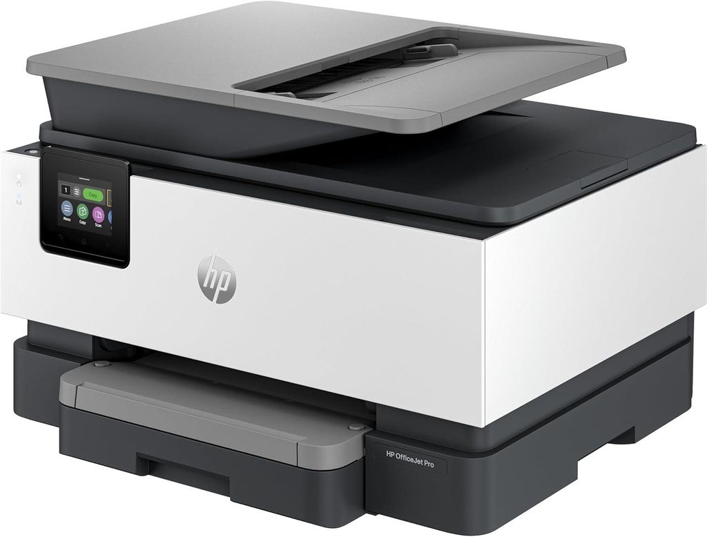 HP OfficeJet Pro 9123 All-in-One Printer, Farbe, Drucker für Kleine und mittlere Unternehmen, Drucken, Kopieren, Scannen, Faxen, Wireless; Automat...