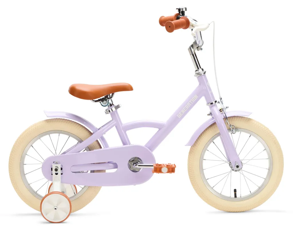 Vélo apprentissage 14 pouces Generation Classico Violet 3-5 ans