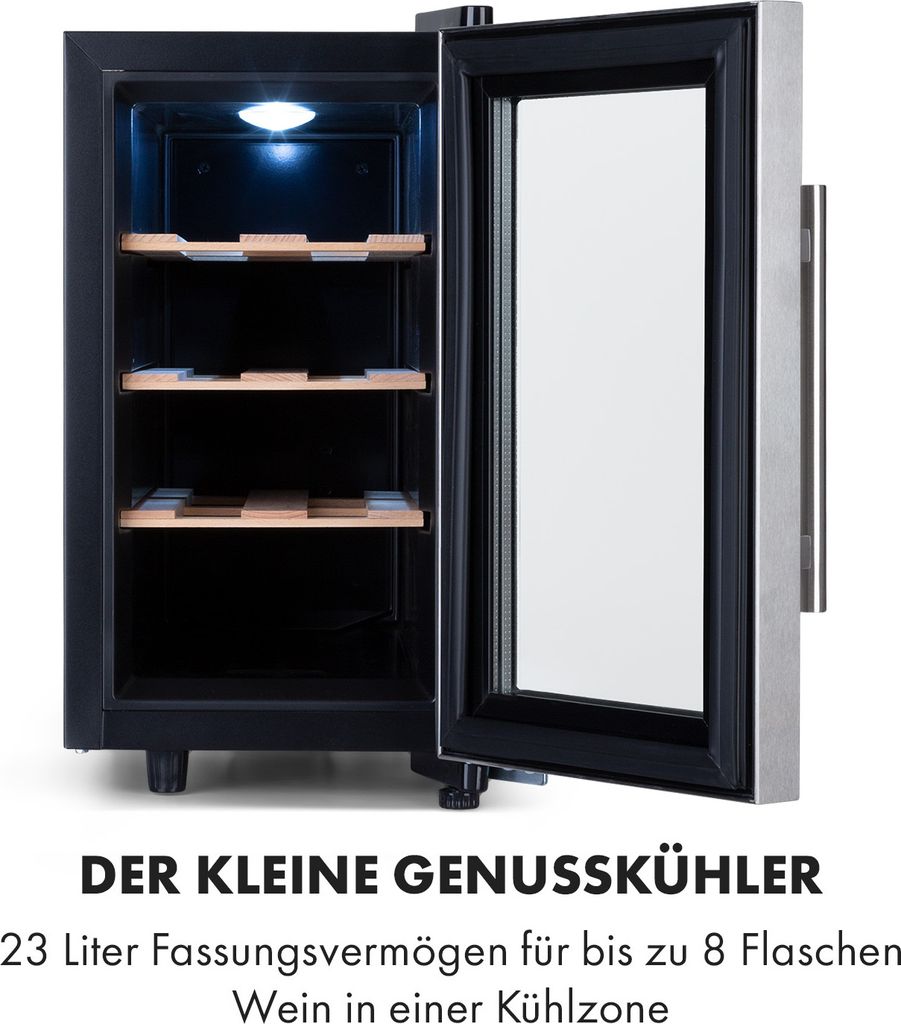 Klarstein Weinkühlschrank, Getränkekühlschrank Schmal, 1 Produktbild 3