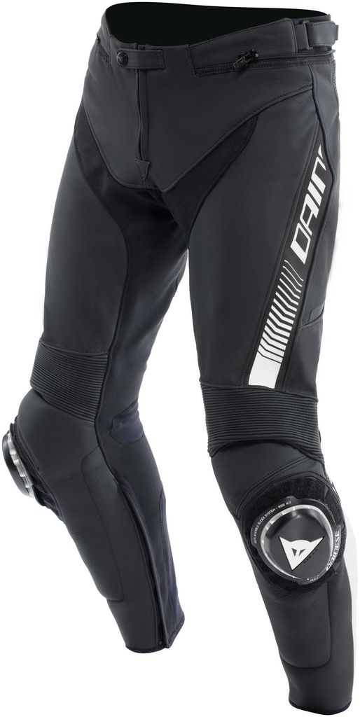 Dainese Super Speed 2.0 Motorrad Lederhose, schwarz/weiß, 44
