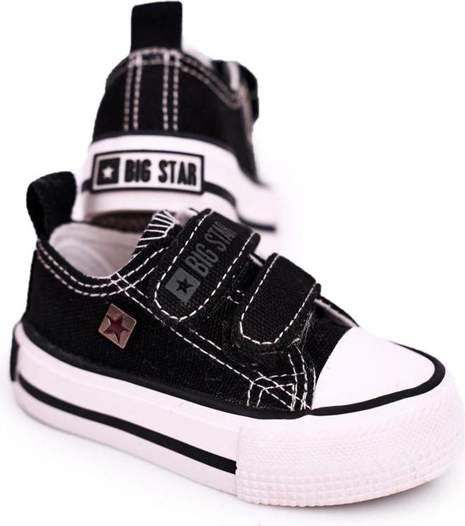 Kinder-Klettverschluss-Sneaker BIG STAR HH374200 Schwarz 17