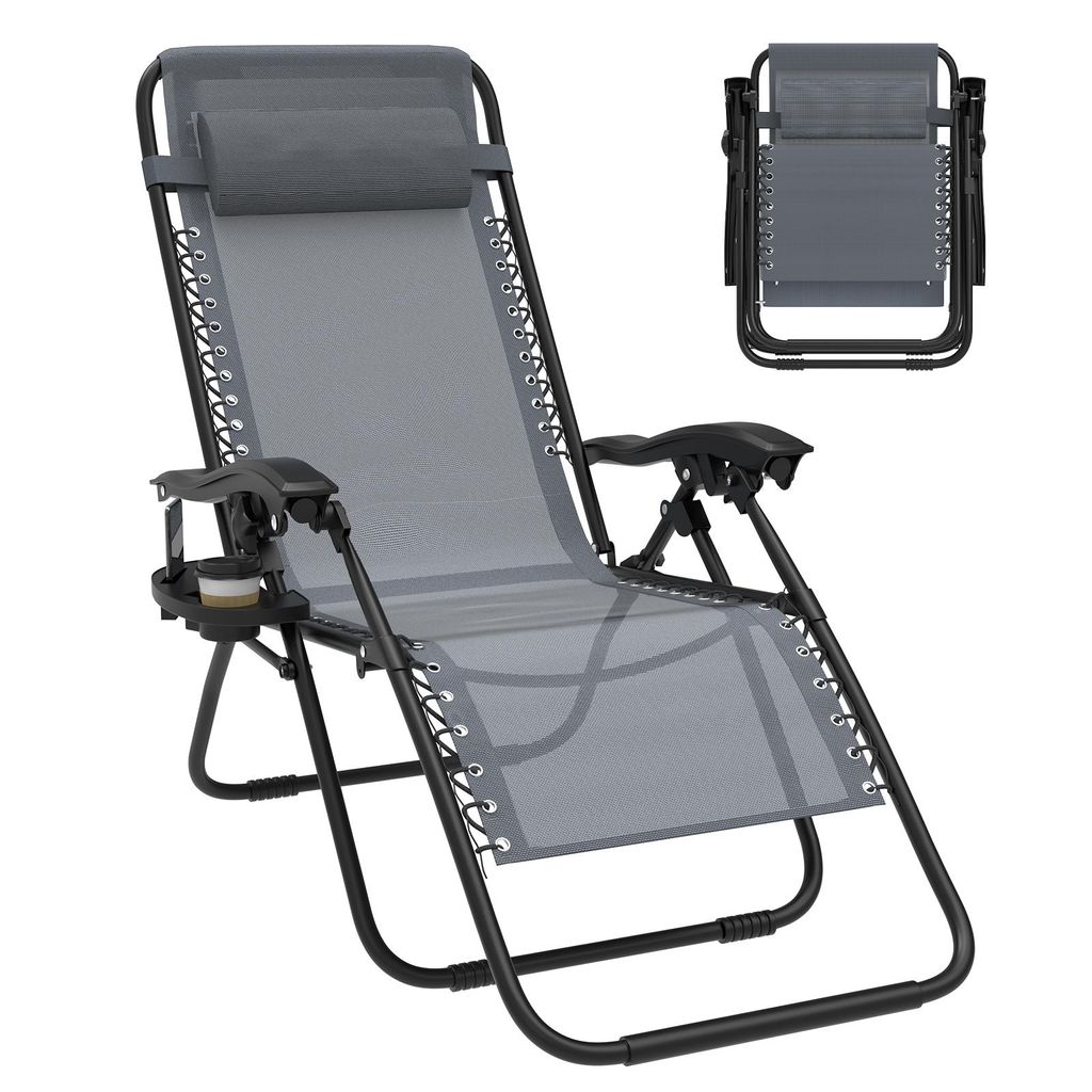 Arvioo Liegestuhl Klappbar, Sonnenliege Balkon, Gartenliege Produktbild 