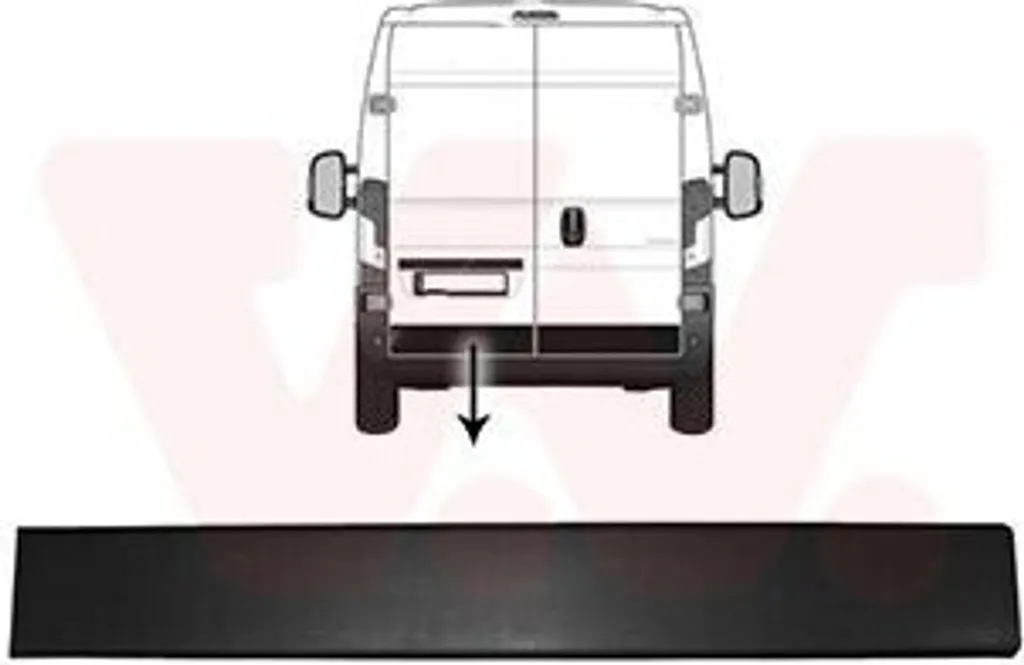 Bandeau Porte Arrière Gauche Utilitaire pour FIAT Ducato Boxer Jumper