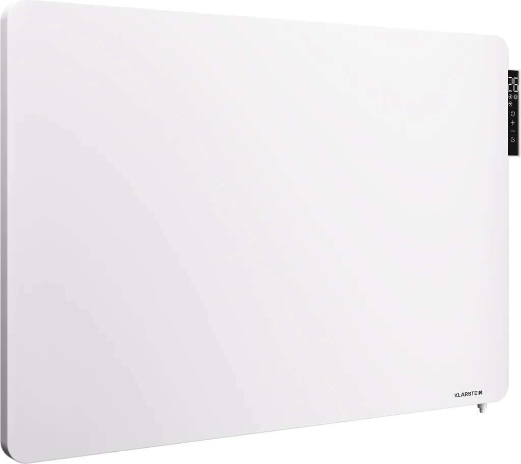 Chauffage Infrarouge Économe 650W avec Télécommande et Écran LED Caché
