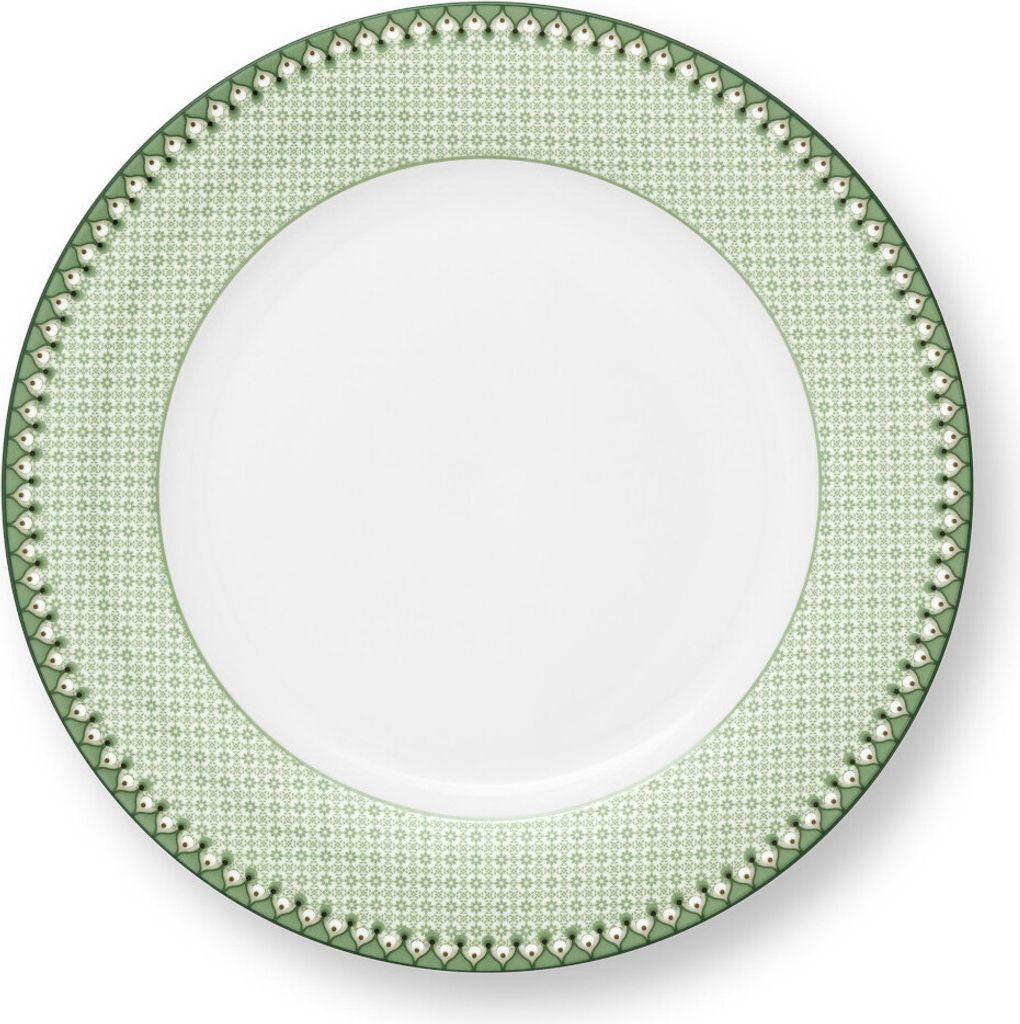 PIP STUDIO Lily&Lotus Tiles Light Green Speiseteller 26,5cm Produktbild 