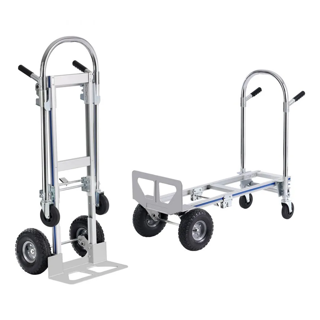 Chariot de transport convertible et diable de manutention pliable 363kg