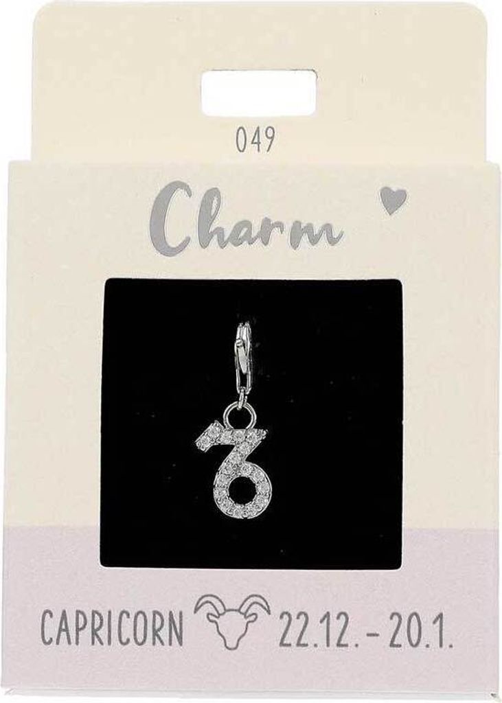 DEPESCHE Charm Express yourself Steinbock silber