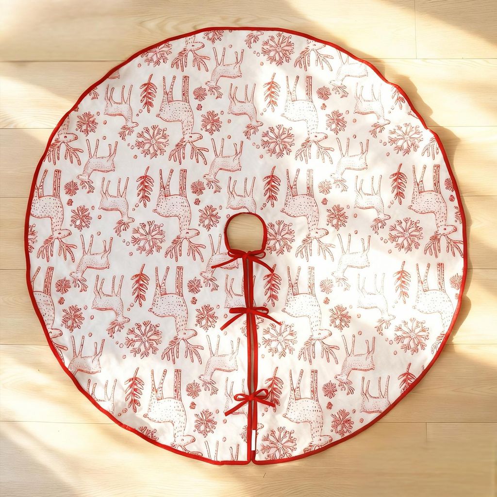 Salcar 120 cm Weihnachtsbaumdecke Beidseitig bedruckte Produktbild 