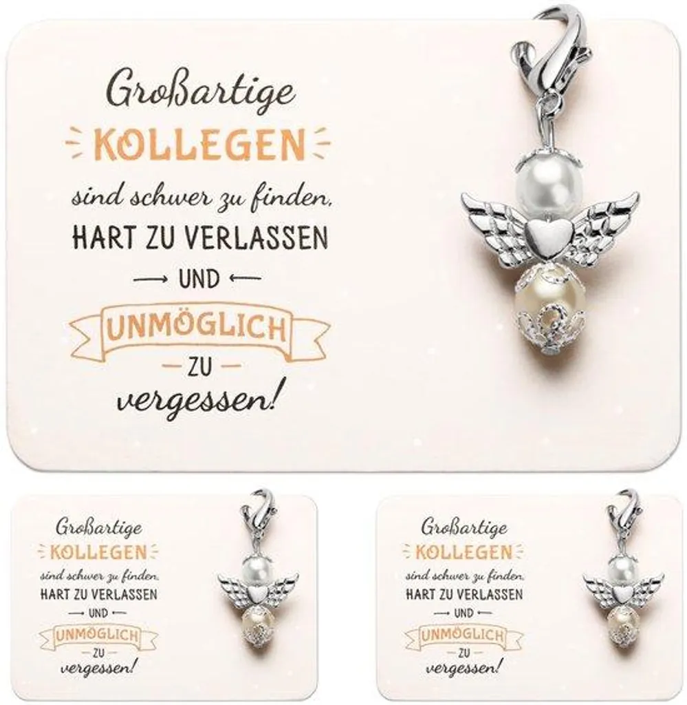 Petit porte-bonheur ange en lot de 3 pour invités et fêtes de fin d'année