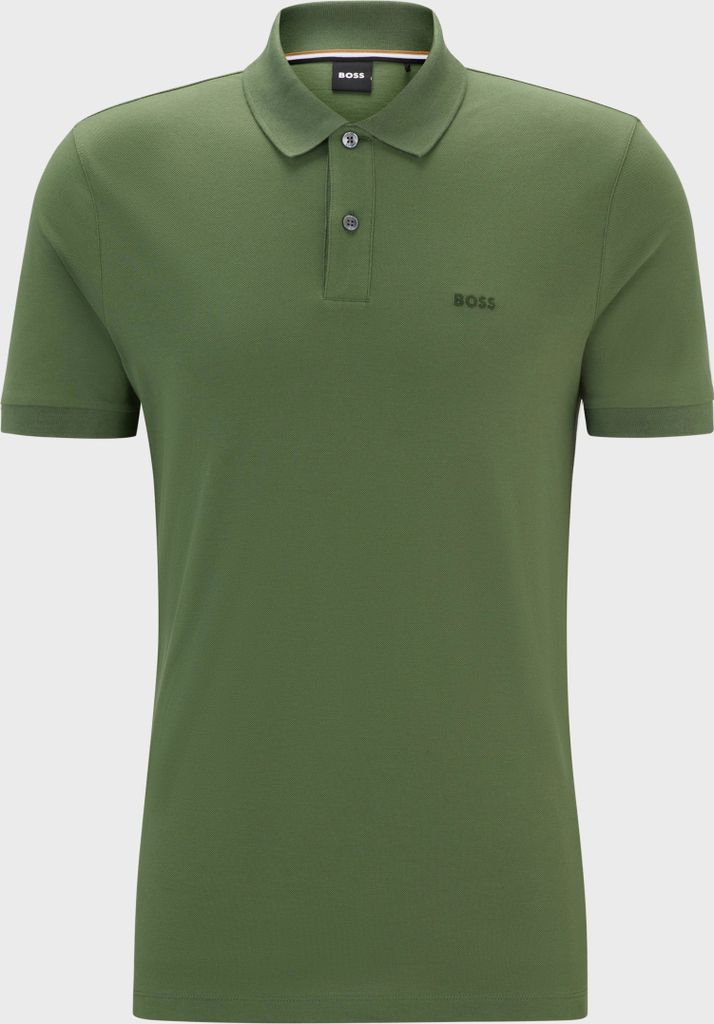 Męska koszulka polo Boss zielona 50468301-381 rozmiar S Zdjęcie produktu 